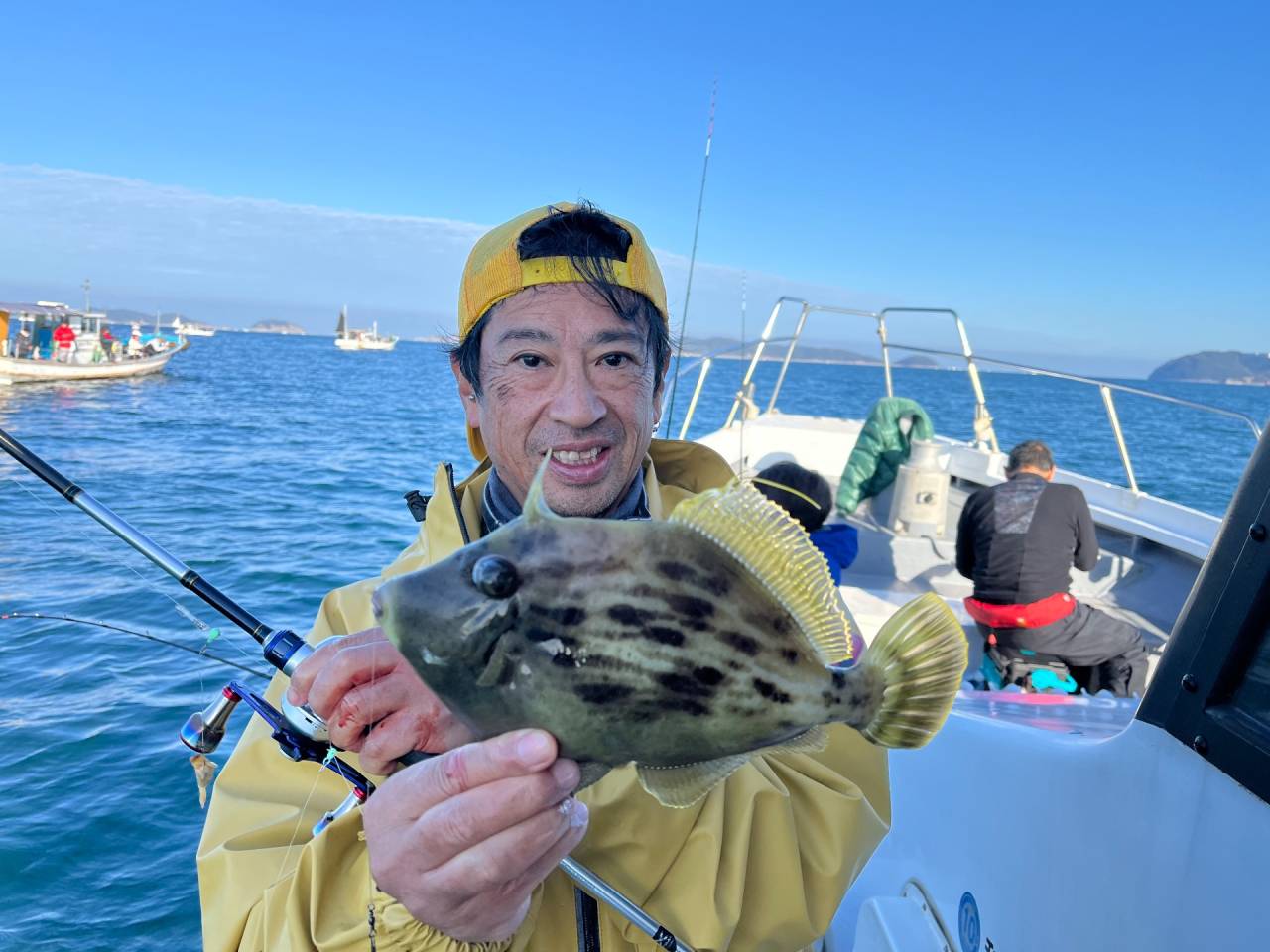 カワハギ便で出船