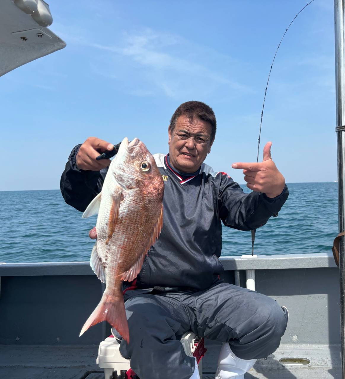 鯛ラバ便で出船