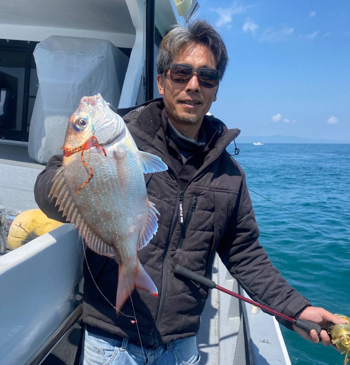 鯛ラバ便で出船