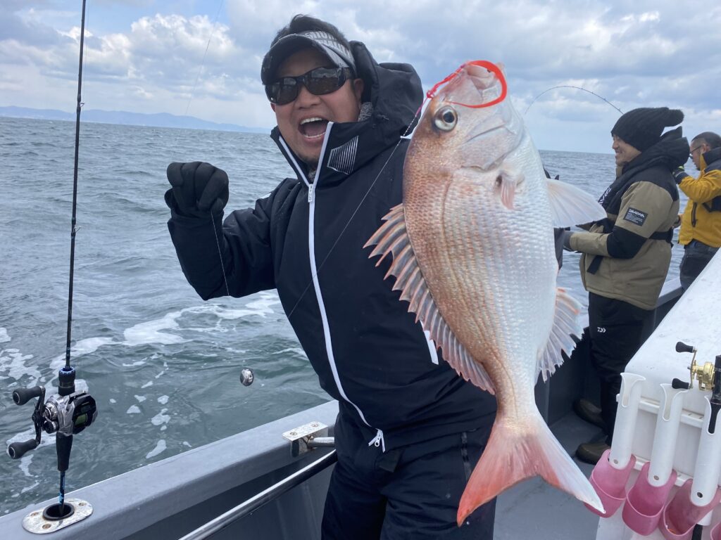鯛ラバ便で出船❣️ 3月9日