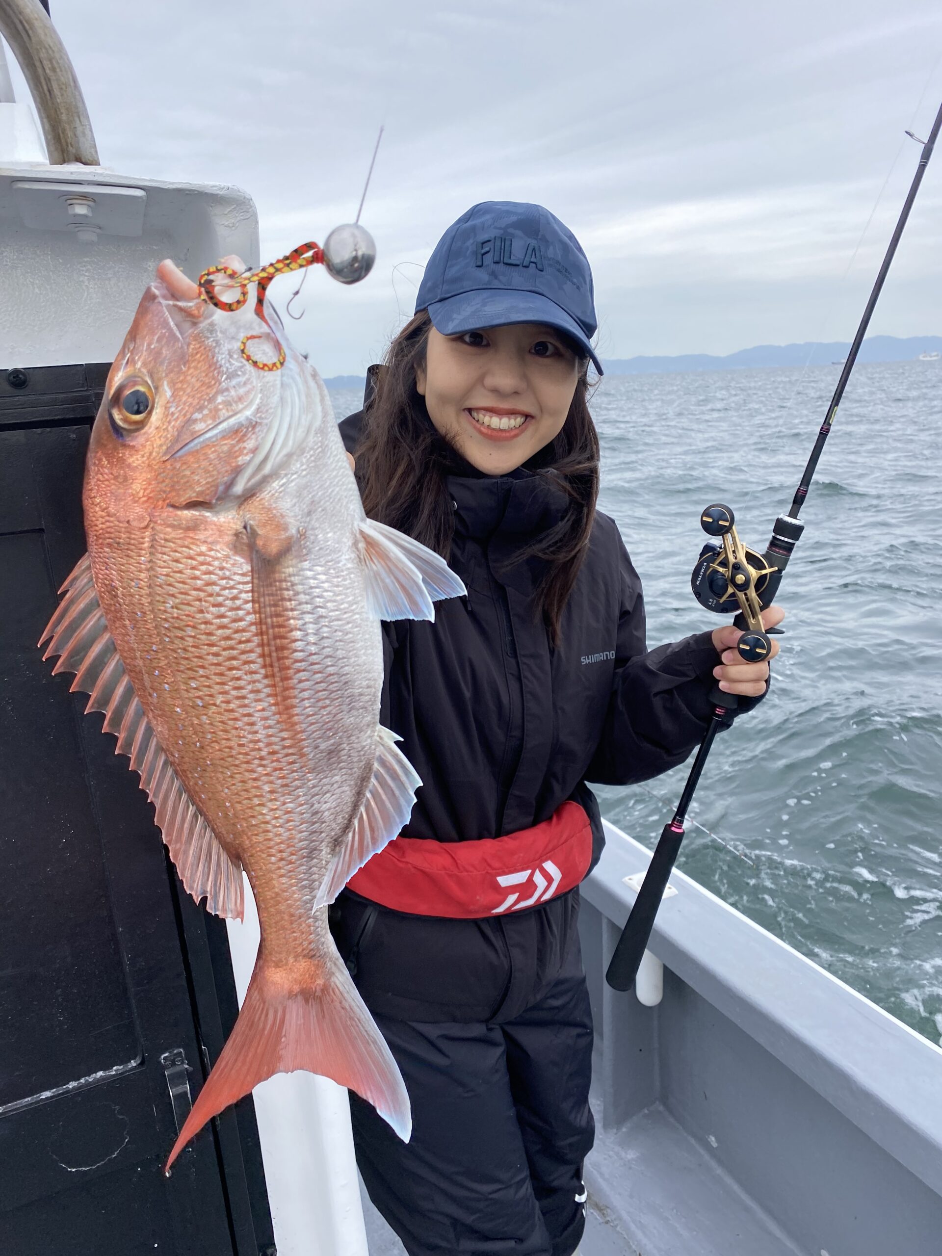 鯛ラバ&太刀魚ジギング便❣️ 10月8日