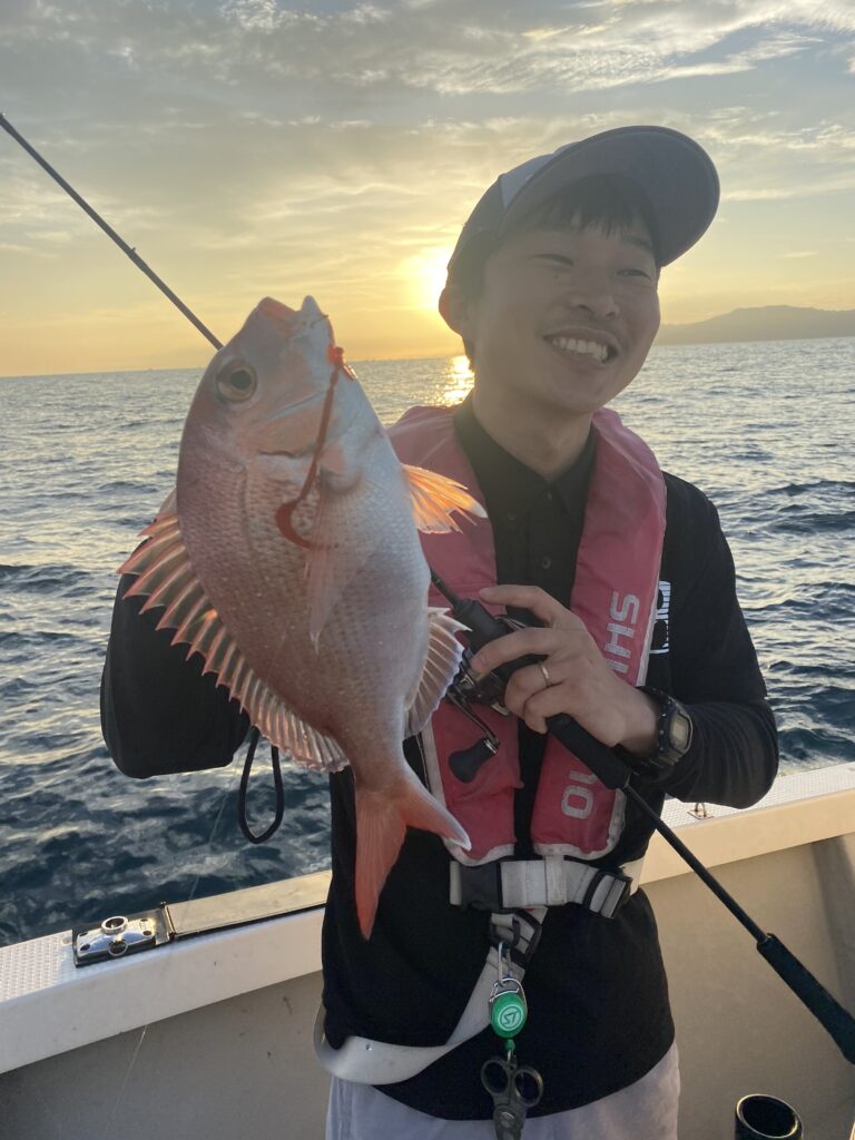 鯛ラバ便で出船❣️ 9月3日