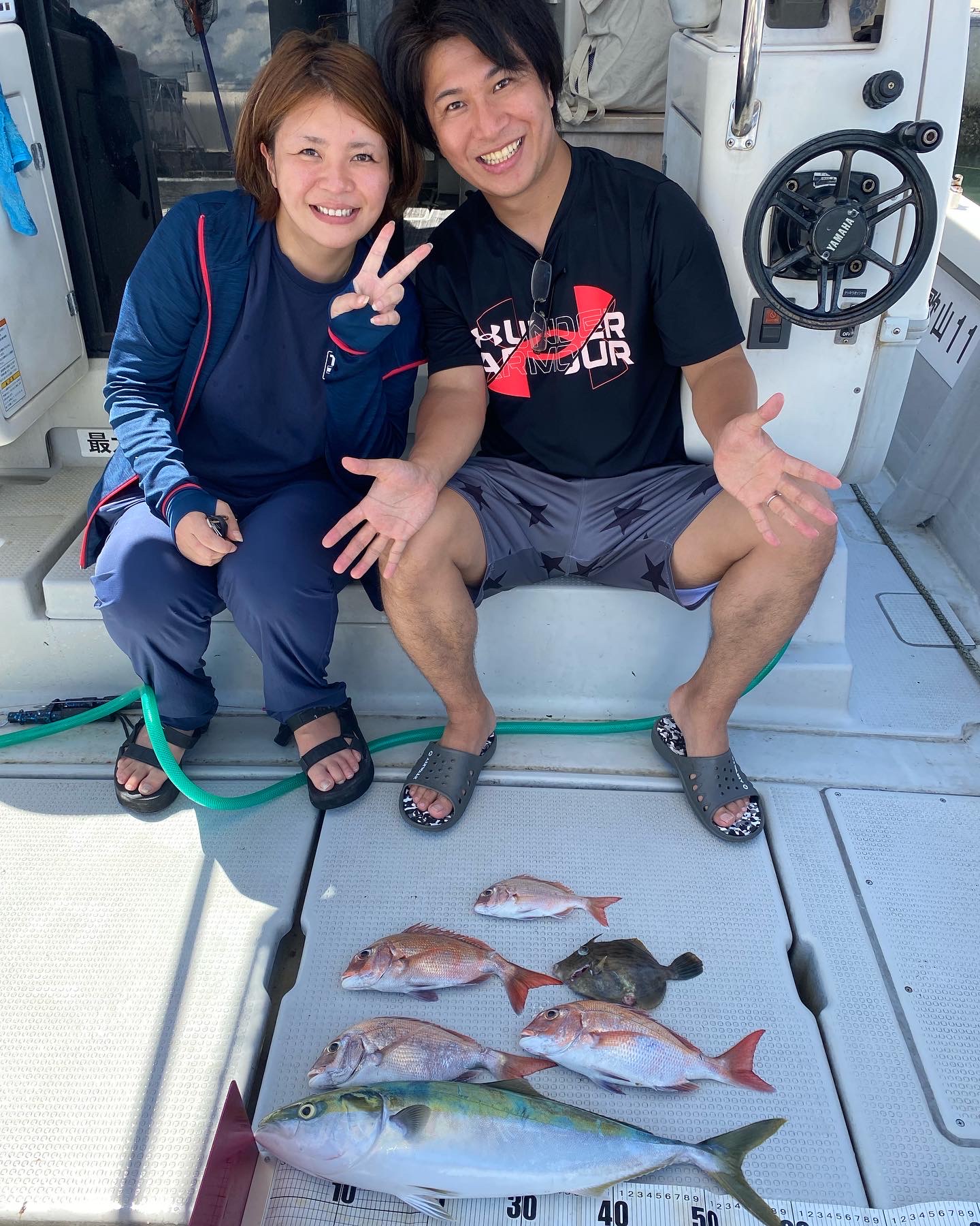 鯛ラバ便で出船❣️ 9月2日