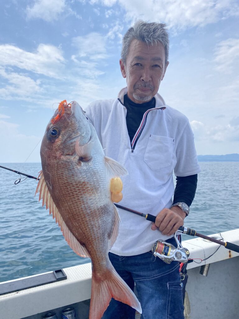 鯛ラバ便で出船❣️ 8月14日