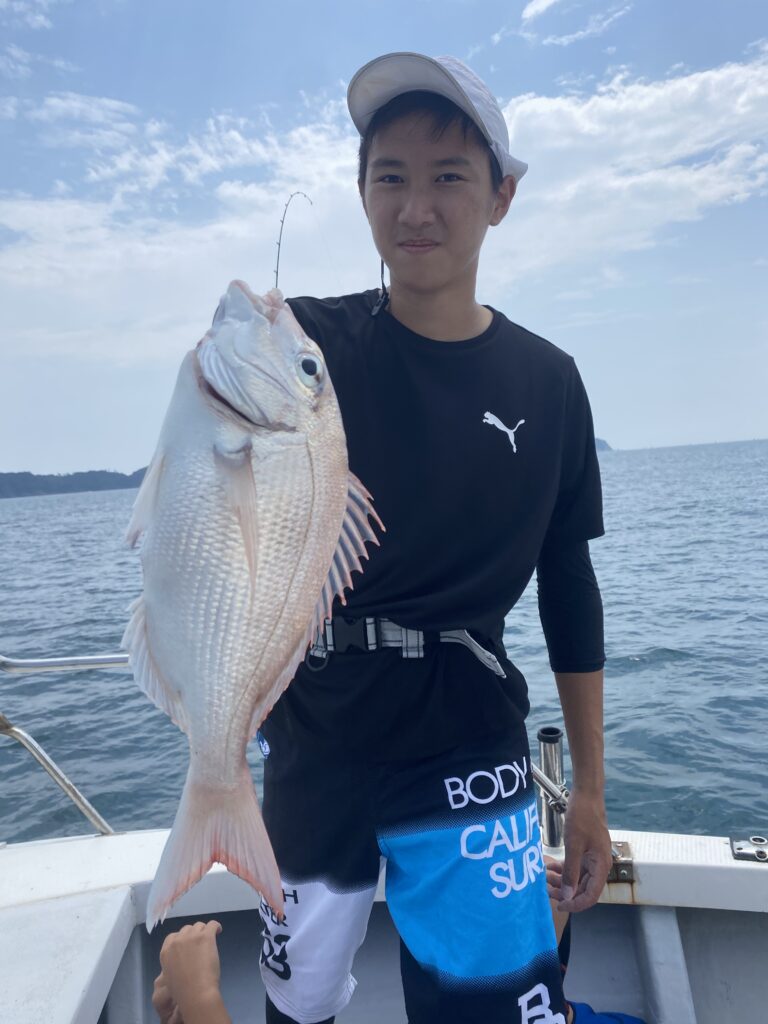鯛ラバ便で出船❣️ 8月14日