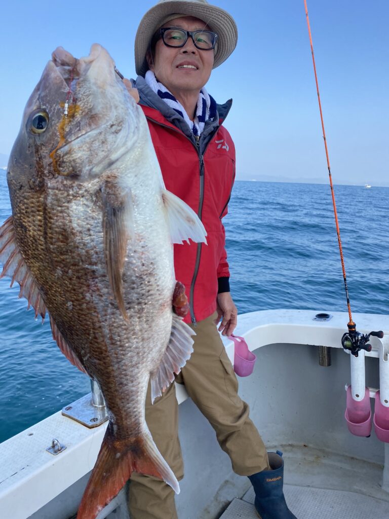 鯛ラバ&クログチジギング❣️ 4月9日