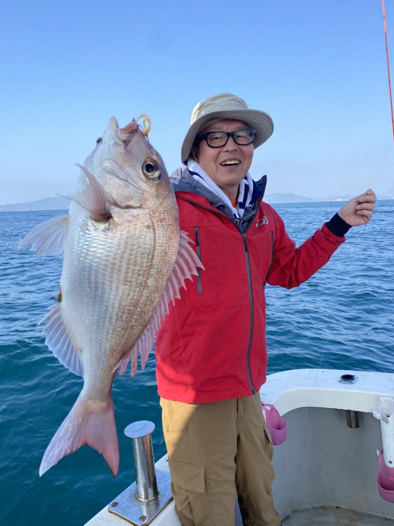 鯛ラバ&クログチジギング❣️ 4月9日