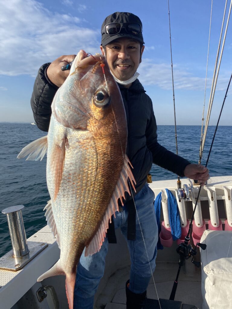 クログチ&ちょっと鯛ラバ❣️4月6日